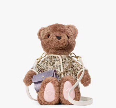NWT Kate Spade Oh What Fun 3D Teddy Bear Crossbody KI972