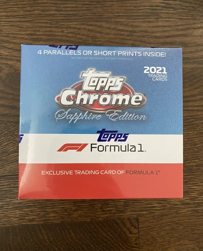 2021 Topps SAPPHIRE Formula 1 F1 Chrome Hobby Box *Sealed IN HAND*