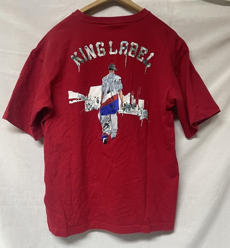 Vintage Ecko Unlimited T-shirt 90s Graffiti XL I Am The American Dream Red King - Picture 5 of 8