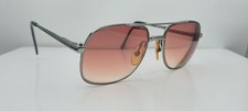 Vintage Charmant 4133 Gunmetal Pilot Japan Sunglasses FRAMES ONLY