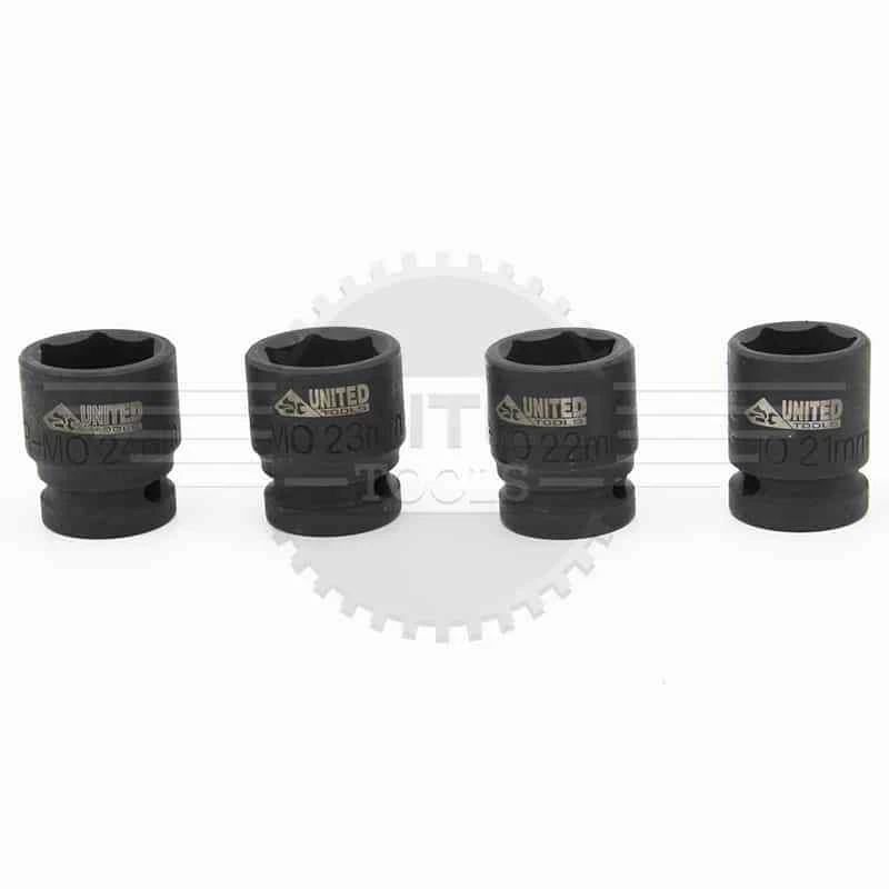 Impact Socket Set 15 Pc 1/2”Square Drive Sq Metric 10 - 24mm In Eva Foam Wrench - Image 4 of 4