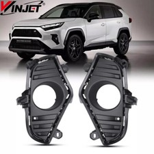 Fog Light Covers Set For 2019-2024 Toyota RAV 4 Front Driver And Passenger Side