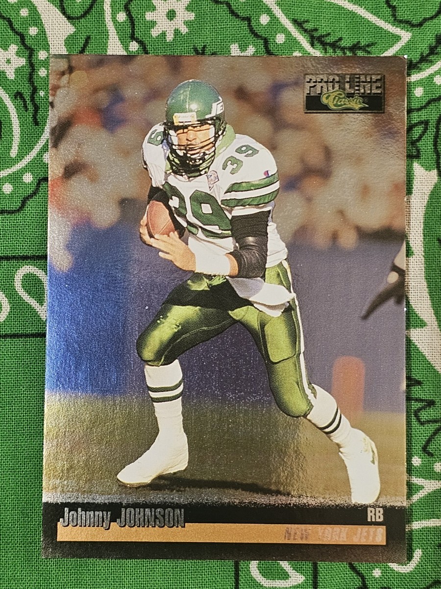 1995 OFFICIAL FOOTBALL CARDS バッジョ 1995 Pro Line Silver 🏈 Football Card #108 Johnny Johnson RB
