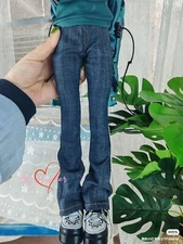 1/6 1/4 Popovy Puyoo 1/3 IP Uncle ID BJD Clothes Dark Blue Jeans Denim Pants B&G