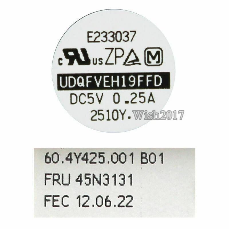 CPU Cooling Fan w/ Heatsink Radiator 45N3131/236 For Lenovo ThinkPad X200T X200S - Image 3 of 4