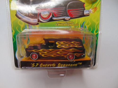 Jada Road Rats  '57 Chevy Suburban  w/ Flames - 1:64 Diecast Brand New Mint - Picture 1 of 8