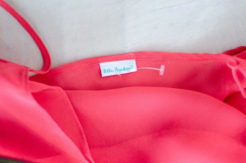 Ulla Popken Chiffon Slip Dress Sleeveless Tunic Salmon Pink Size 20/22 XL - Bild 6 von 9