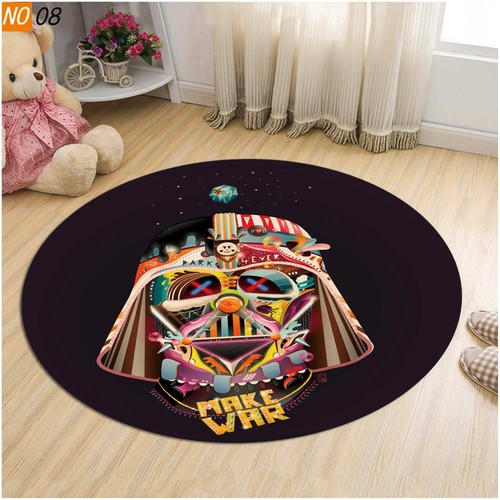 Star Wars Round Area Rugs Living Room Floor Mats Anti-Skid Bedroom Carpets Gifts - Picture 21 of 21