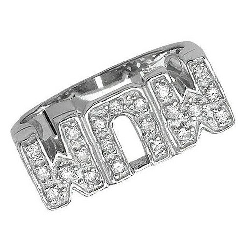 Mum Ring Gemstone Sterling Silver 925 Hallmarked Size L - Z British Made - Picture 3 of 3