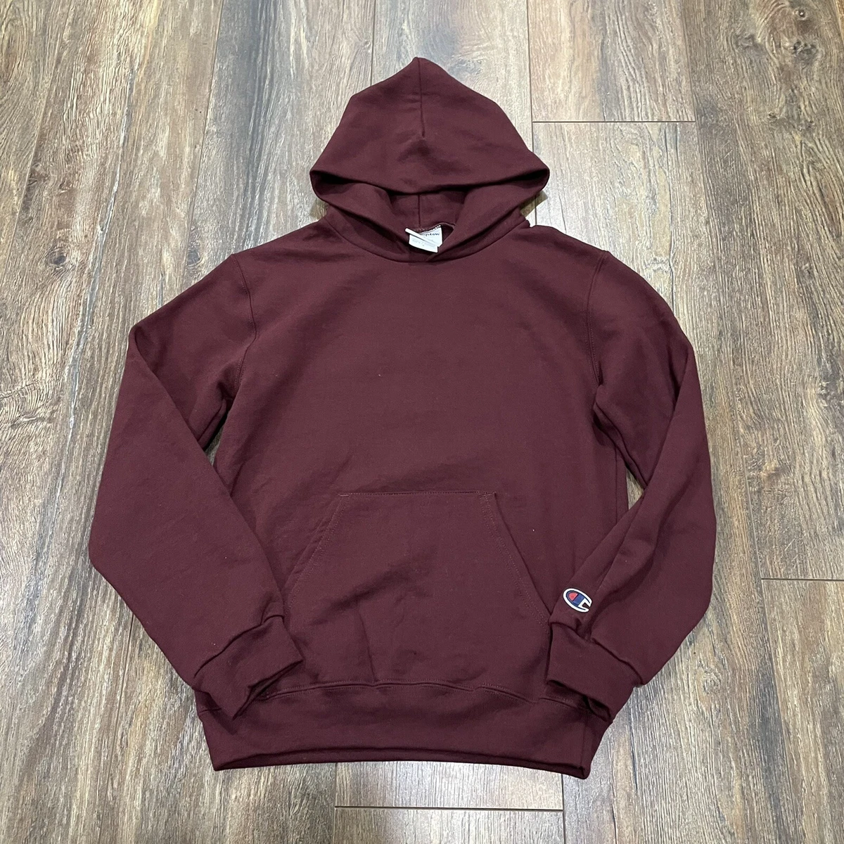 Champion Youth M 9 oz. Double Dry Eco Pullover Hood Long Sleeves Hoodie S790
