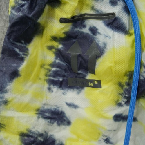 Nike x Off-White NRG Shorts Womens Large Yellow Black Running Lined Elastic Wais - Picture 15 of 20