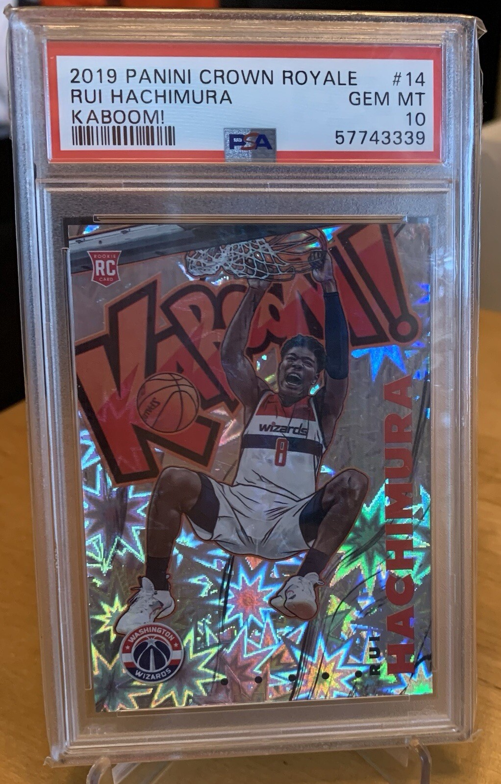 Rui Hachimura 2019 Crown Royale #14 Kaboom! /(SSP) Price Guide 