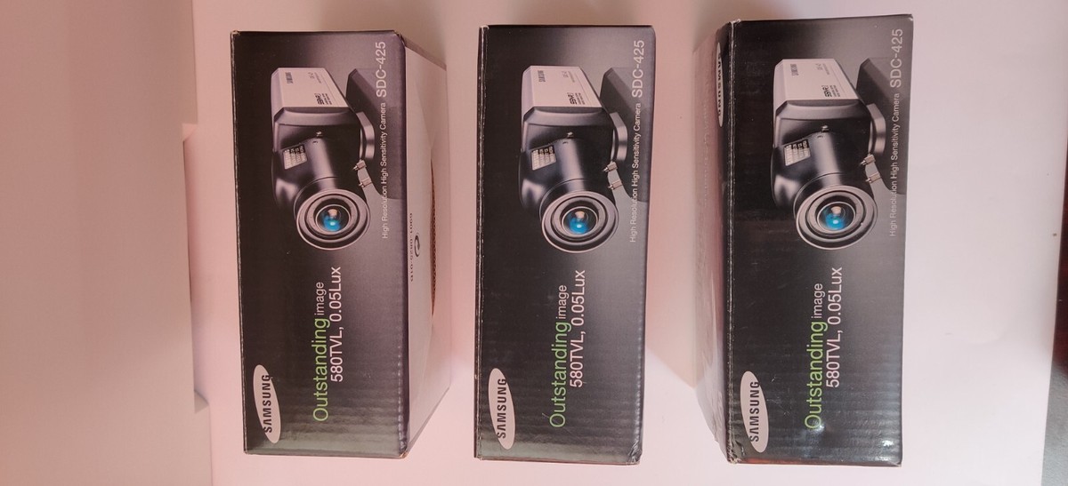 希少 防犯カメラSAMSUNG SDC-425×13+電源装置TBP-9LJ×2 Samsung SDC-425 CCTV Cameras (Lightly used - in original box) | eBay
