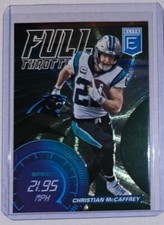Christian McCaffrey 2021 Donruss Elite Football FT2 Full Throttle