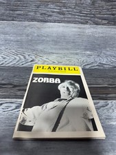 ZORBA, PLAYBILL, THE BROADWAY THEATRE, NOVEMBER 1983