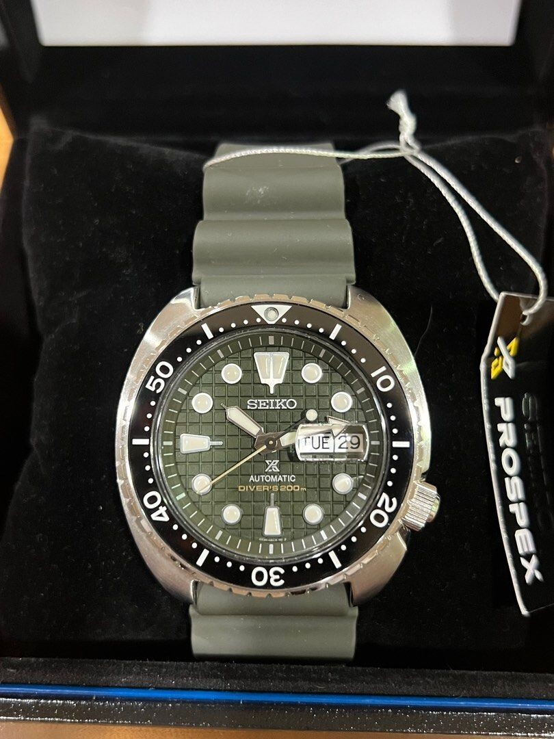 Seiko Prospex SRPE05K1 Kind Turtle Green Automatic Sapphire