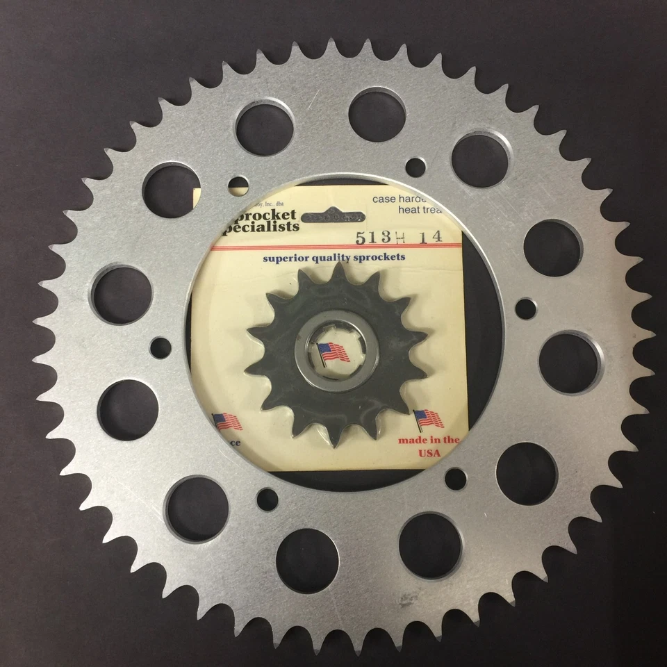 Husqvarna 250/ 360 WMX 1990-1996 Rear Sprocket 50 Tooth Aluminum 14 Tooth Front — 第 4/4 张图片