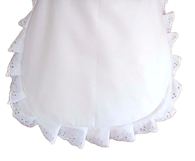 Brigitta Girls Victorian Edwardian Maids Pinafore Apron and Mop Hat Brigitta Girls Victorian Edwardian Maids Pinafore Apron and Mop Hat