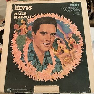 Elvis Presley “Blue Hawaii” RCA CED Videodisc 1961 60s Musicals