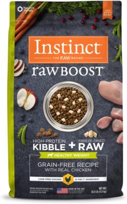 Instinct Raw Boost Healthy Weight Grain Free Recipe with Real Chicken 20 lb. Bag