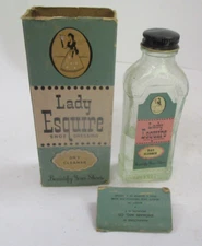 Vintage Lady Esquire Shoe Dressing (Colorless Fabric Cleaner) 3.5 oz Bottle
