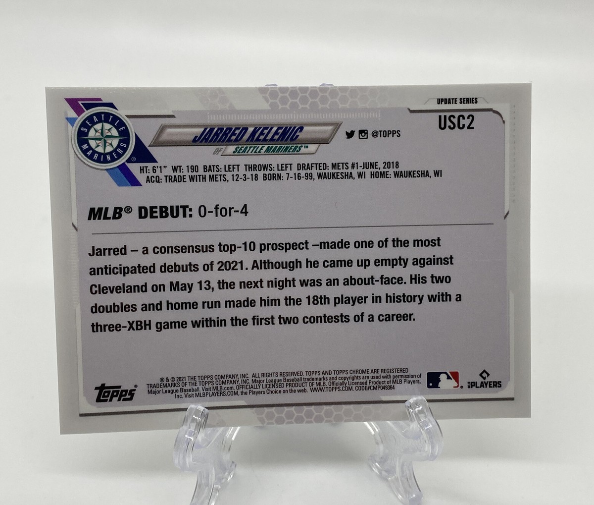 その他 2021 topps chrome update jarred kelenic Jarred Kelenic 2021 TOPPS CHROME UPDATE Baseball Card | eBay