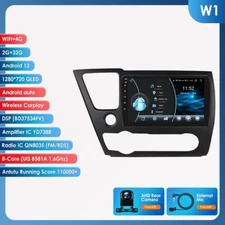 For HONDA CIVIC 2013-17 8Core Android 13 2+32GB Car Radio GPS Multimedia Player