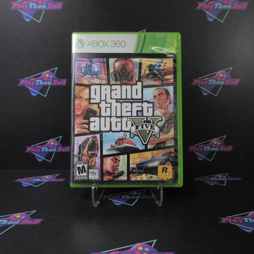 Grand Theft Auto V 5 Xbox 360 Complete - 1 Year Warranty VG