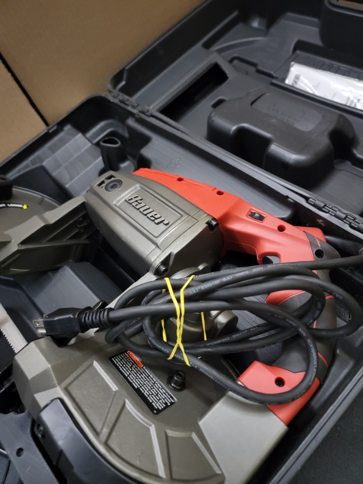 BAUER 10 Amp Deep Cut VariableSpeed Band Saw 1678EB (TDW031501) eBay