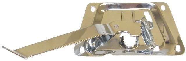 1947 1948 1949 1950 1951 1952 1953 CHEVROLET TRUCK HOOD LATCH CATCH ASSY CHROME - Imagem 2 de 2