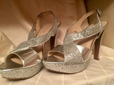 silver sandals size 10