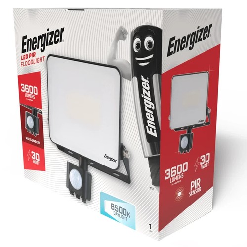 Energizer 20W 30W 50W LED Outdoor Security Floodlight with PIR Motion Sensor - Picture 2 of 6