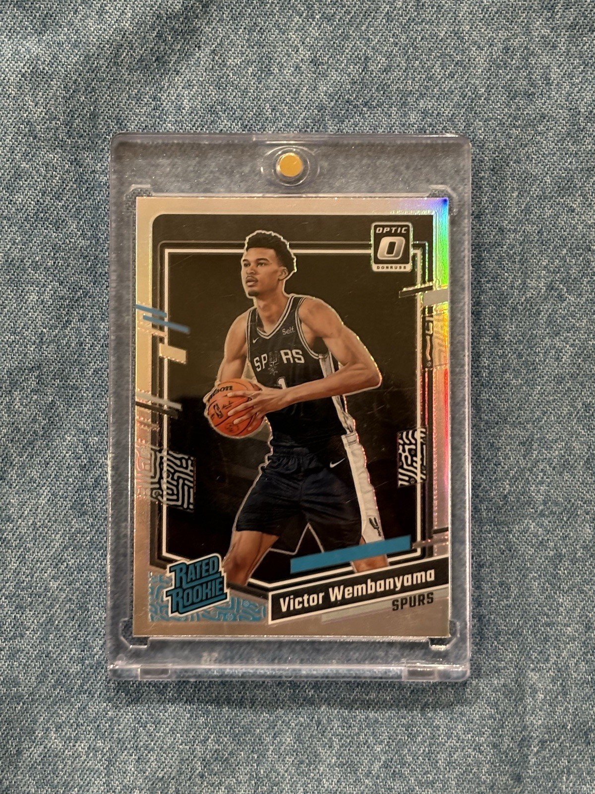 Victor Wembanyama 2023-24 Panini Donruss Optic - RATED ROOKIE #225 Holo Prizm