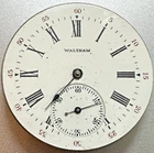 * Vintage 1902   6 Size  WALTHAM SEASIDE  15J Pocket Watch Movement  Repair M4