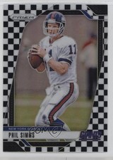 2024 Panini Prizm Black & White Checker Prizm Phil Simms #218 1c2p