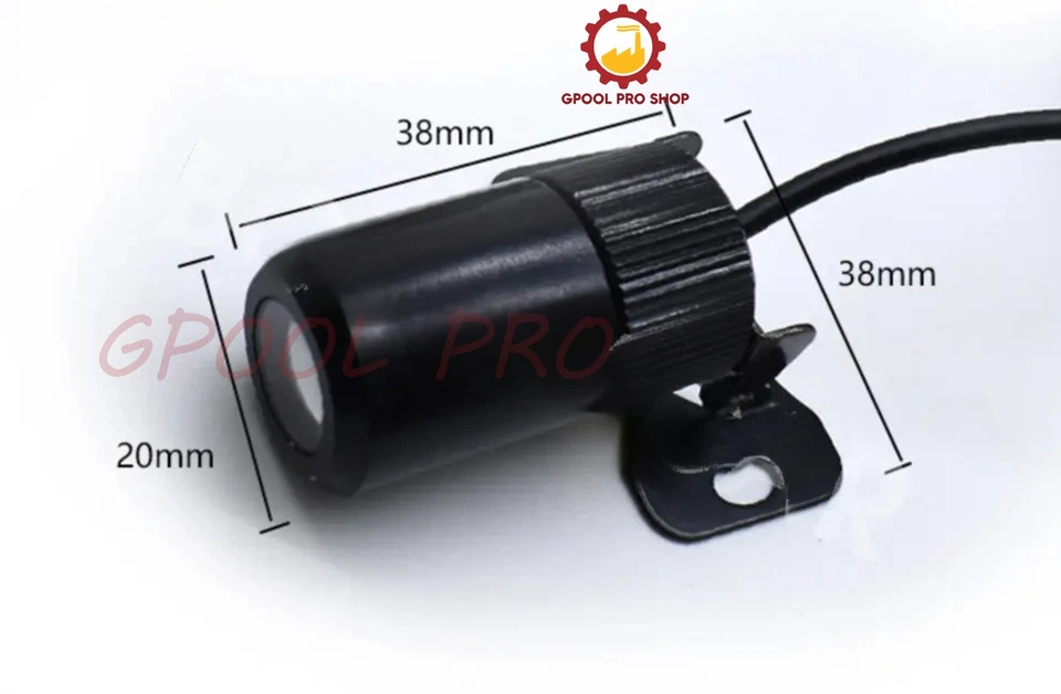 Luz LED de bienvenida para motocicleta alas laterales proyector lámpara luz trasera decoración ambiental Foto 2 de 4