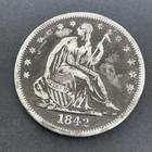 1842 P Seated Liberty Silver Half Dollar
