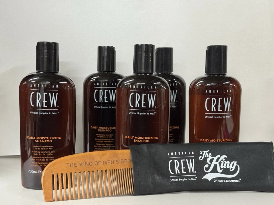 Paquete de 6 champúes hidratantes diarios American Crew 8,45 oz + cepillo Foto 3 de 4