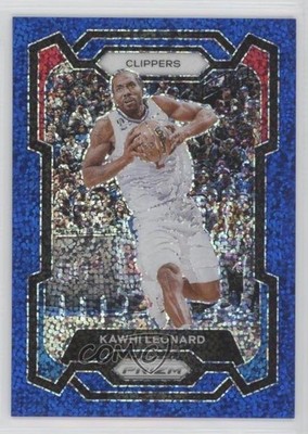 2023-24 Panini Prizm Blue Sparkle Prizm 92/144 Kawhi Leonard #4 18ms