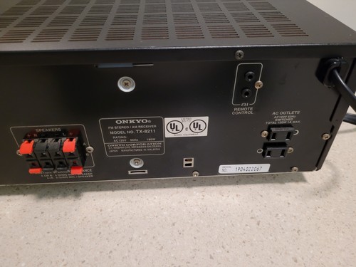 Onkyo TX-8211 Home Audio Amplifer FM/AM Stereo Receiver Tested No Remote, NICE - Picture 14 of 14