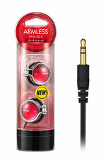 JVC HP-AL102-R Ear Hook Wired Headphones Red 3.5mm Japan New