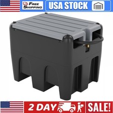 58 Gallon Portable Diesel Gasoline Fuel Tank Auto Shut-Off Nozzle 13.1ft Hose