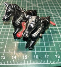 Vintage Stanley Toys No. 408 Cast Metal Horse Team Farm Wagon FOR PARTS USA MADE