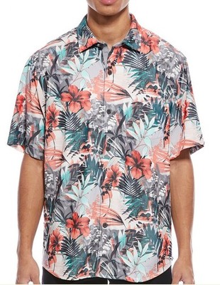 Tommy Bahama Island Zone MOJITO BAY ELECTRIC BLOOMS Camp Shirt $128 LARGE, XL