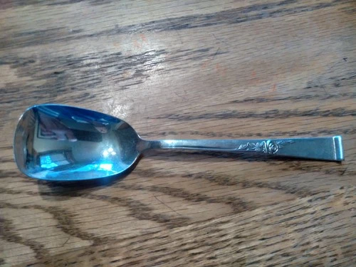 Vintage Sterling Silver .925 (36g) -- Reed & Barton "Classic Rose" Sugar Spoon