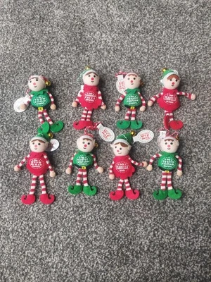 HISTORY & HERALDRY PERSONALISED NAMES SHELF & TREE ELF CHRISTMAS TREE DECORATION STOCKING FILLER