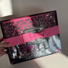 NEW Victoria's Secret PINK Fashion Show Bling Sequin Panty Set 2 Pack RARE NIB