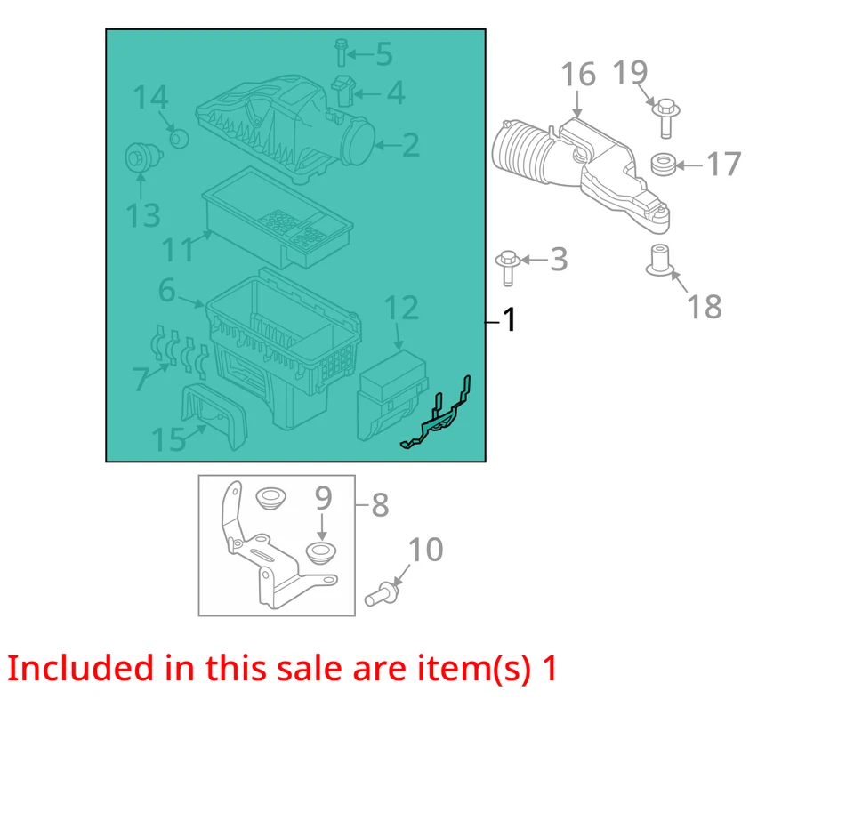 Air Cleaner 6.7L Diesel Fits 11-16 FORD F250SD PICKUP 2715300 Foto 3 de 4