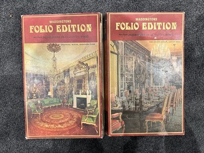 2xVintage Waddington's Folio Edition Puzzle (1970er Jahre)