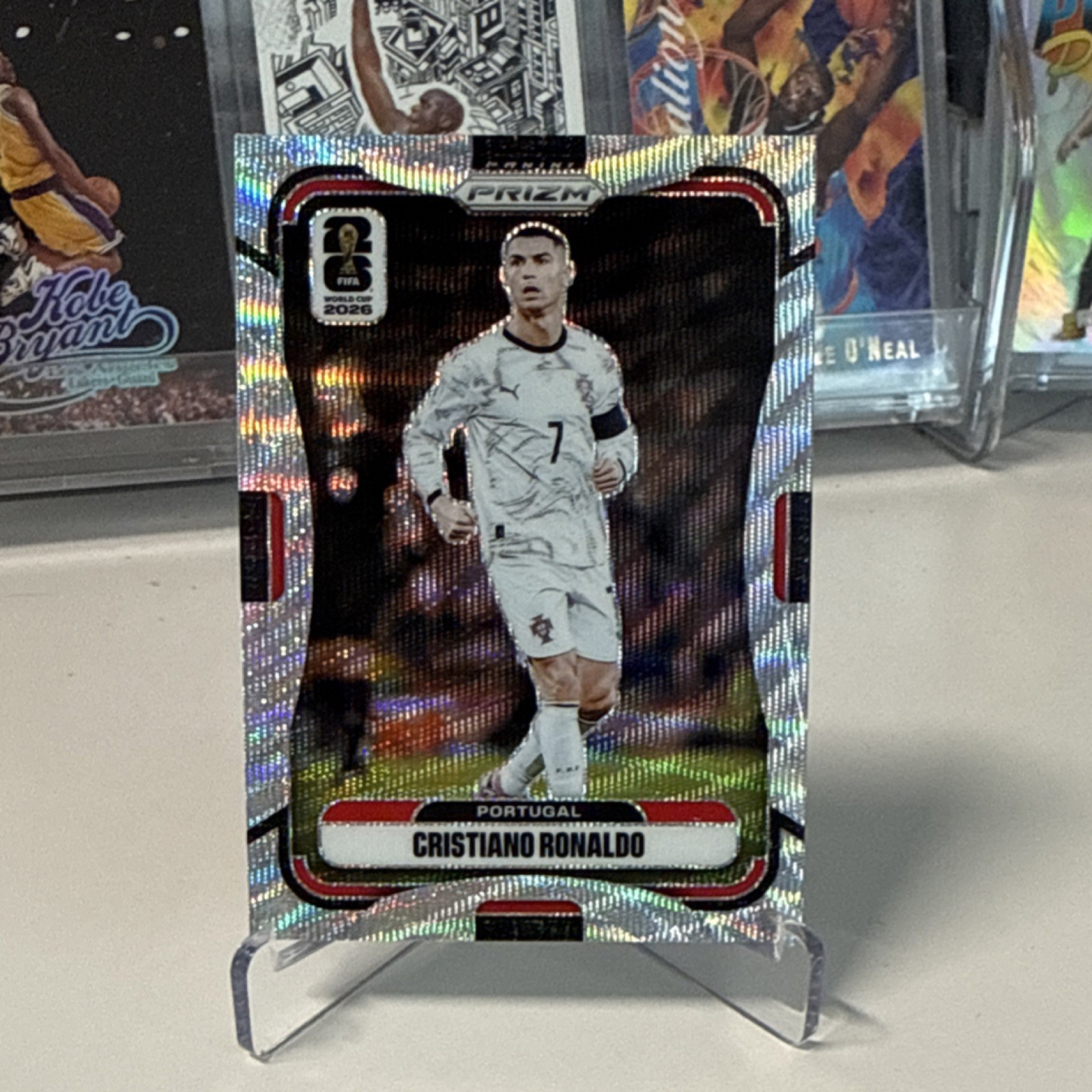 Panini 2026 Prizm FIFA World Cup Cristiano Ronaldo Portugal Parallel #367 wave view 1